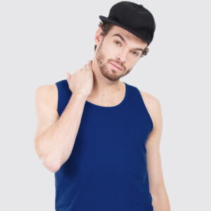 Boston Blue Plain Vest